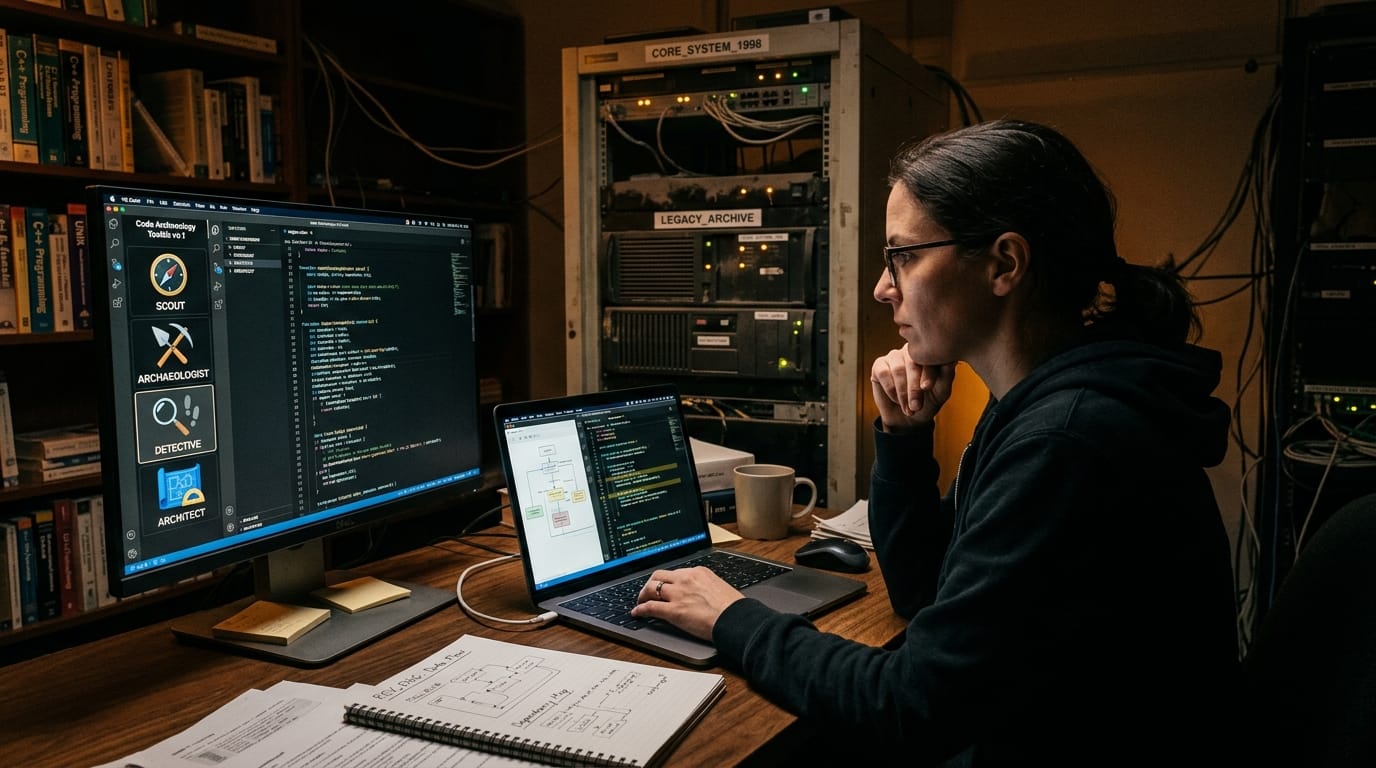 Software engineer reverse engineering legacy code into AI-ready specifications with multi-agent pipeline